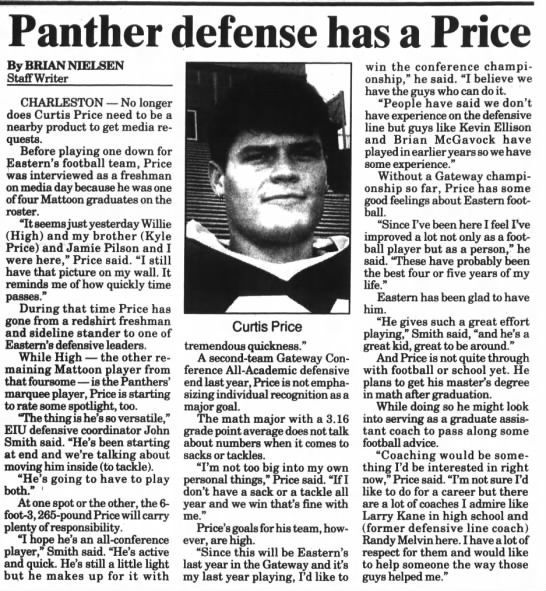 Panther defense has a Price